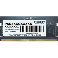 ОЗУ Patriot Signature 16GB 5600MHz SODIMM DDR5, (PSD516G560081S)
