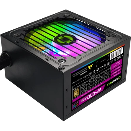 Блок питания GameMax VP Gamer RGB 800W, (VP-800-RGB)