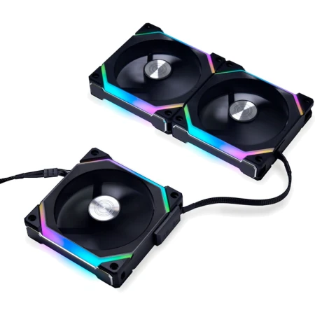 Комплект вентиляторов для корпуса Lian Li UNI Fan SL V2 Black, (G99.12SLV23B.00)