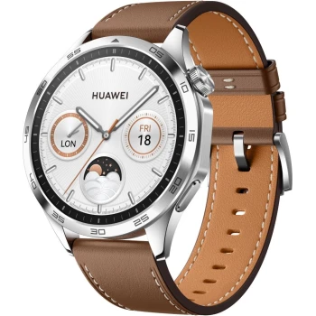Смарт-сағат Huawei Watch GT4 46мм, қоңыр Шкірлі қайрашы