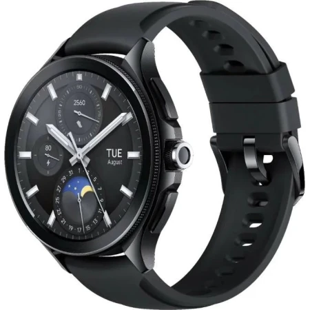 Смарт-часы Xiaomi Watch 2 Pro, Black Case with Black Fluororubber Strap