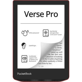 Электронная книга PocketBook PB634, Red, (PB634-3-CIS)