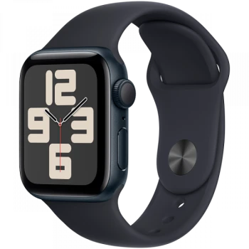 Смарт-часы Apple Watch SE 2023, 40mm Midnight Aluminium Case with Midnight Sport Band - S/M, (MR9X3QR/A)