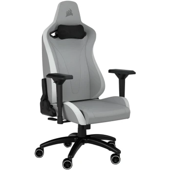 Игровое кресло Corsair TC200 Leatherette Light Grey-White, (CF-9010045-WW)
