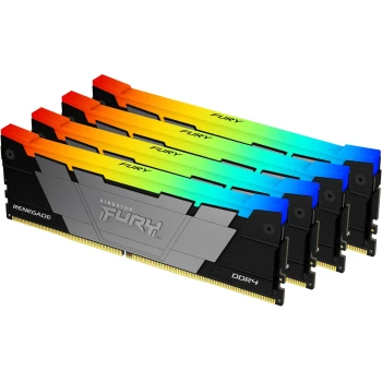ОЗУ Kingston Fury Renegade RGB 128GB (4х32GB) 3600MHz DIMM DDR4, (KF436C18RB2AK4/128)