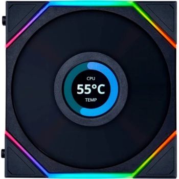 Вентилятор для корпуса Lian Li Uni Fan TL LCD Black, (G99.12TLLCD1B.00)