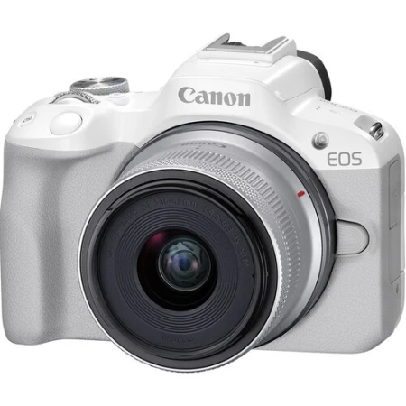Системная фотокамера Canon EOS R50 RF-S 18-45 IS STM White Системная фотокамера Canon EOS R50 RF-S 18-45 IS STM White