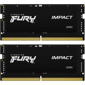 ОЗУ Kingston Fury Impact 32GB (2х16GB) 6400MHz SODIMM DDR5, (KF564S38IBK2-32)
