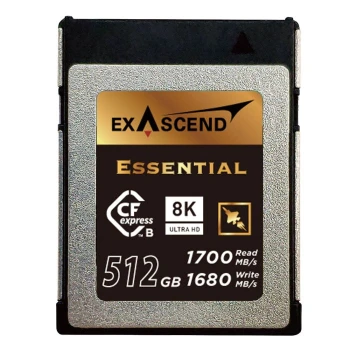 Карта памяти Exascend Essential CFexpress Type B 512GB, (EXPC3E512GB)