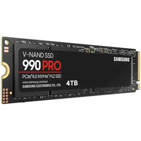 SSD диск Samsung 990 Pro 4TB, (MZ-V9P4T0BW)
