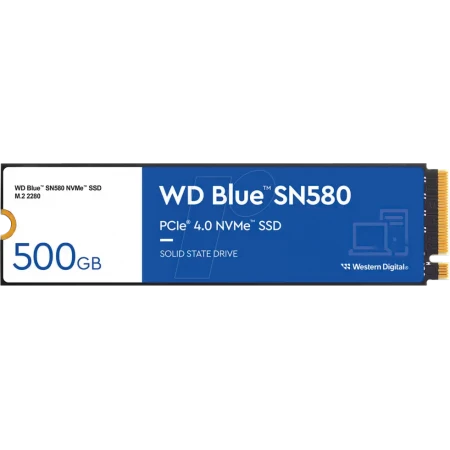 SSD диск Western Digital Blue SN580 500GB, (WDS500G3B0E)