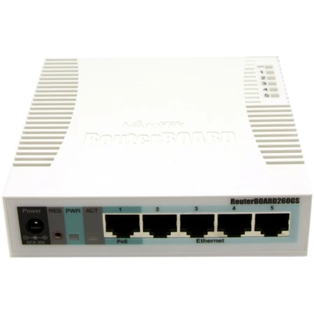 Коммутатор MikroTik RB260GS, (CSS106-5G-1S)