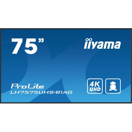 Интерактивная панель iiyama ProLite 75", (LH7575UHS-B1AG)