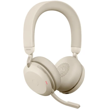 Гарнитура Jabra Evolve2 75 Link380a MS Stereo Beige, (27599-999-998)