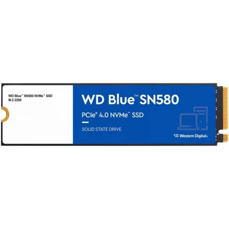 SSD диск Western Digital Blue SN580 1TB, (WDS100T3B0E)