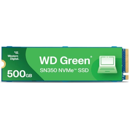 SSD диск Western Digital Green SN350 500GB, (WDS500G2G0C)