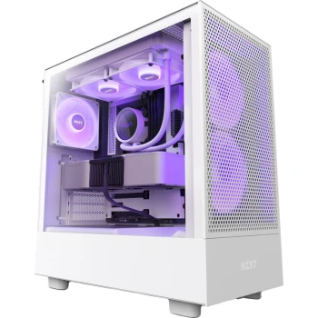 Корпус NZXT H5 Flow RGB White, (CC-H51FW-R1)