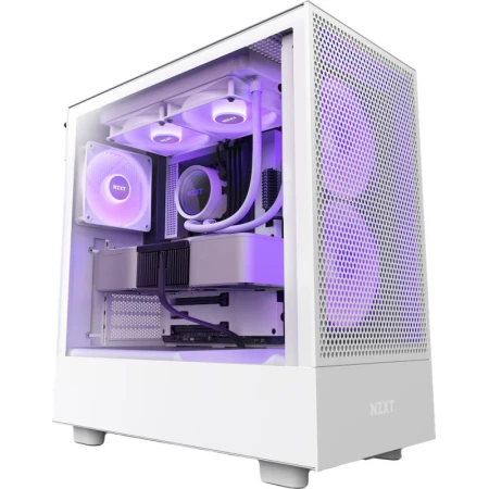 Корпус NZXT H5 Flow RGB White, (CC-H51FW-R1)