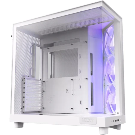 Корпус NZXT H6 Flow RGB White (CC-H61FW-R1)