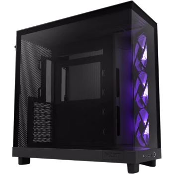 Корпус NZXT H6 Flow RGB Black, (CC-H61FB-R1)