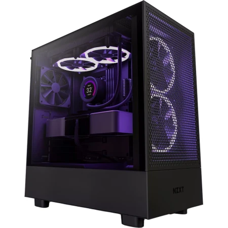 Корпус NZXT H5 Flow Black, (CC-H51FB-01)