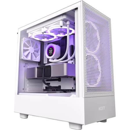 Корпус NZXT H5 Flow White, (CC-H51FW-01)