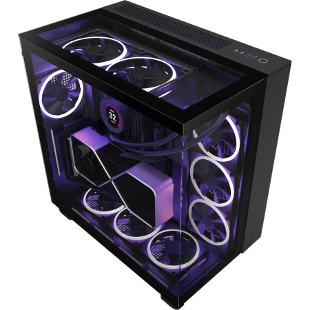 Корпус NZXT H9 Elite Black, (CM-H91EB-01)