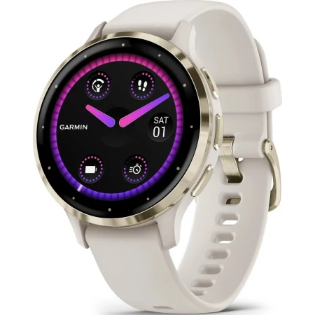 Смарт часы Garmin VENU 3S ivory case and silicone band (010-02785-04)