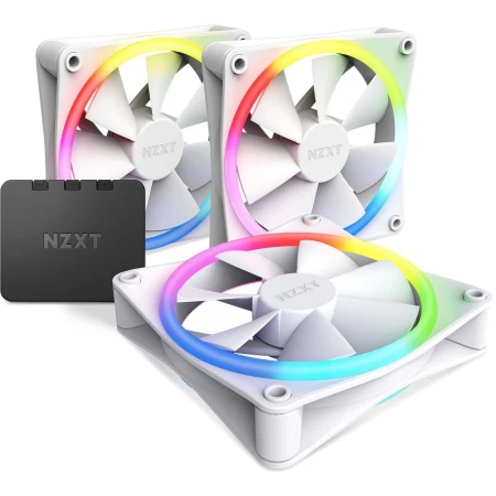 Комплект вентиляторов для корпуса NZXT F120 RGB Duo White, (RF-D12TF-W1)