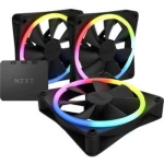 Комплект вентиляторов для корпуса NZXT F120 RGB Duo Black, (RF-D12TF-B1)