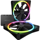 Комплект вентиляторов для корпуса NZXT F140 RGB Duo Black, (RF-D14DF-B1) Комплект вентиляторов для корпуса NZXT F140 RGB Duo Black, (RF-D14DF-B1)