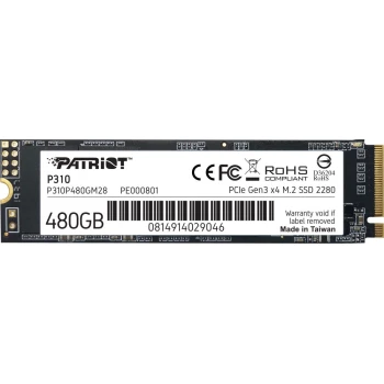 SSD накопитель Patriot P310P480GM28