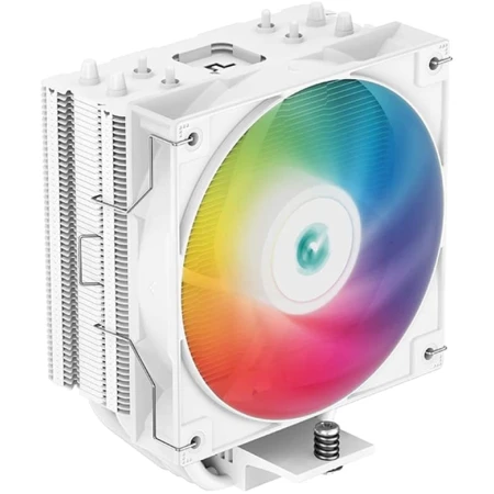 Кулер для процессора DeepCool AG400 ARGB White, (R-AG400-WHANMC-G-2)