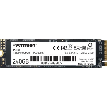 SSD диск Patriot P310 240GB, (P310P240GM28)