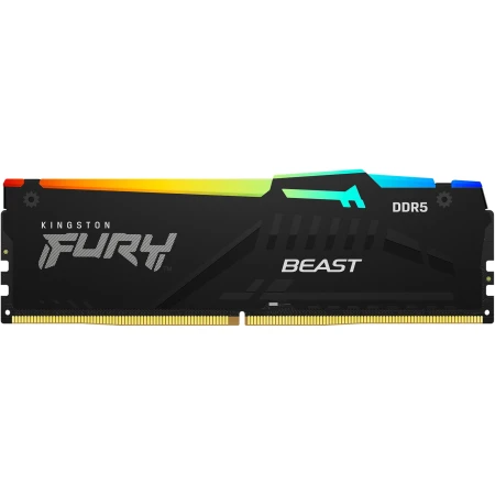 ОЗУ Kingston Fury Beast RGB 32GB 5600MHz DIMM DDR5, (KF556C40BBA-3)