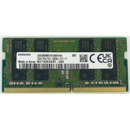 ОЗУ Samsung M471 16GB 3200MHz SODIMM DDR4, (M471A2K43EB1-CWE)
