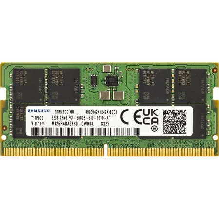 ОЗУ Samsung 32GB 5600MHz SODIMM DDR5, (M425R4GA3PB0-CWMOL)