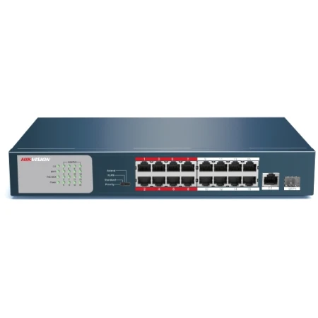 Коммутатор Hikvision DS-3E0318P-E/M(B)