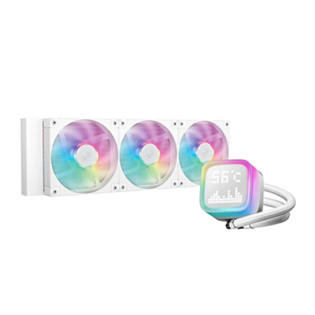 Водяное охлаждение DeepCool LP360 White, (R-LP360-WHMSMC-G-1)