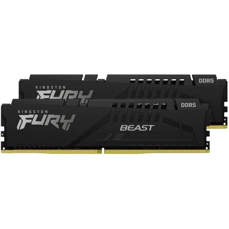 ОЗУ Kingston Fury Beast 32GB (2х16GB) 6000MHz DIMM DDR5, (KF560C30BBEK2-32)