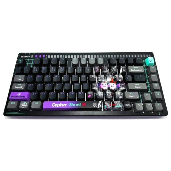 Клавиатура A4Tech AT75 Cypher Ghost SAVAGE Alpha Optical Switch Purple/Gray Клавиатура A4Tech AT75 Cypher Ghost SAVAGE Alpha Optical Switch Purple/Gray