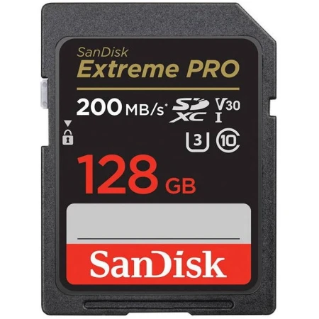 Карта памяти SanDisk Extreme Pro SDXC 128GB, Class 10 UHS-I U3, (SDSDXXD-128G-GN4IN)