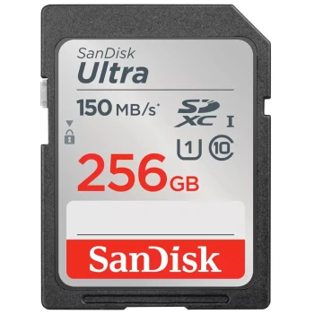 Карта памяти SanDisk Ultra SDXC 256GB, Class 10 UHS-I U1, (SDSDUNC-256G-GN6IN)