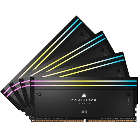 ОЗУ Corsair Dominator Titanium RGB 64GB (4х16GB) 6400MHz DIMM DDR5, (CMP64GX5M4B6400C32)
