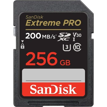 Карта памяти SanDisk Extreme Pro SDXC 256GB, Class 10 UHS-I U3, (SDSDXXD-256G-GN4IN)