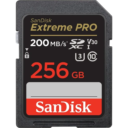 Карта памяти SanDisk Extreme Pro SDXC 256GB, Class 10 UHS-I U3, (SDSDXXD-256G-GN4IN)