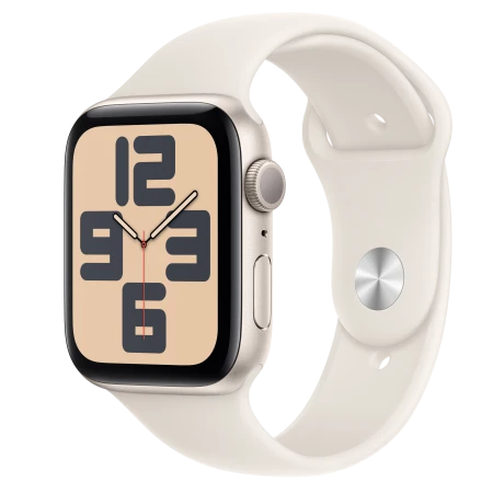 Смарт-часы Apple Watch SE (2024), 44mm Starlight Aluminium Case with Starlight Sport Band - S/M, (MXEU3) Смарт-часы Apple Watch SE (2024), 44mm Starlight Aluminium Case with Starlight Sport Band - S/M, (MXEU3)
