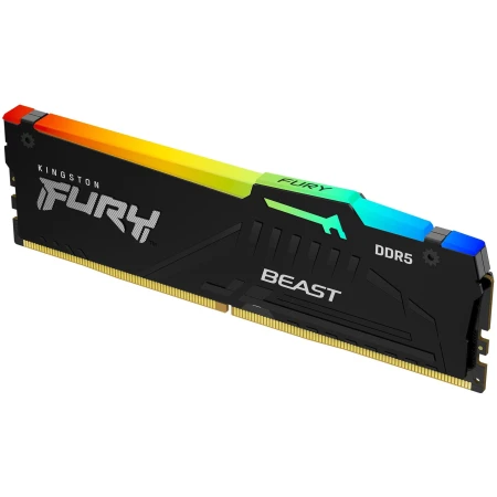 ОЗУ Kingston Fury Beast RGB 32GB 5600MHz DIMM DDR5, (KF556C36BBEA-32)