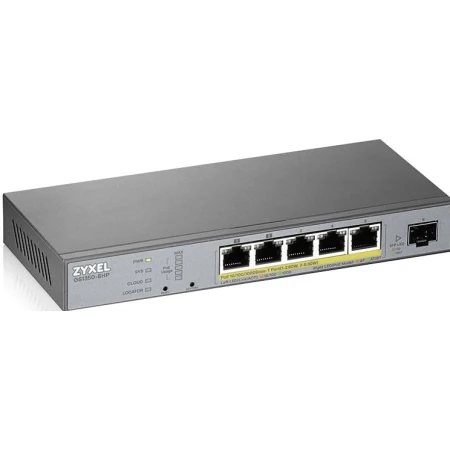 Коммутатор Zyxel GS1350-6HP-EU0101F Коммутатор Zyxel GS1350-6HP-EU0101F