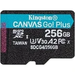 Карта памяти Kingston Canvas Go! Plus Gen4 microSDXC 256GB, Class 10 UHS-I U3, (SDCG4/256GBSP)